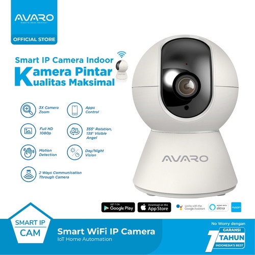 Avaro K-259 Smart IP Camera Indoor Home Security CCTV