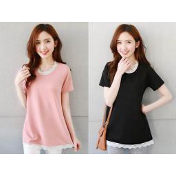 Br09695 Baju Wanita Atasan Lengan Pendek Pakaian Cewek Dewasa Blouse Terbaru Kekinian Murah Shopee Indonesia