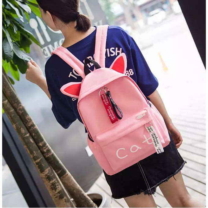 ARMELIA SHOP - TAS RANSEL WANITA CAT SINGLE / TAS RANSEL ANAK