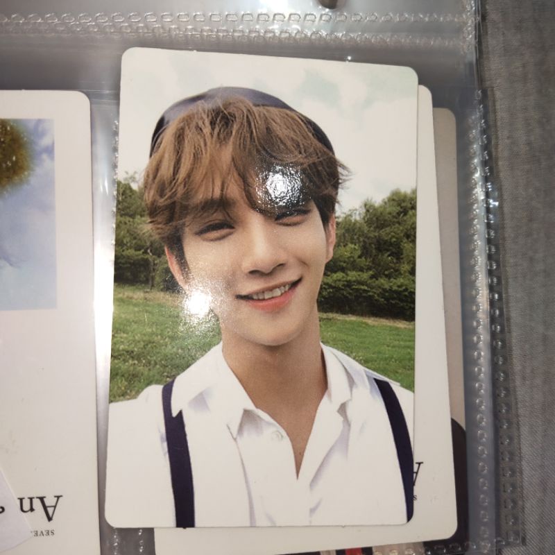 BOOKED PHOTOCARD SEVENTEEN JOSHUA AN ODE BERET