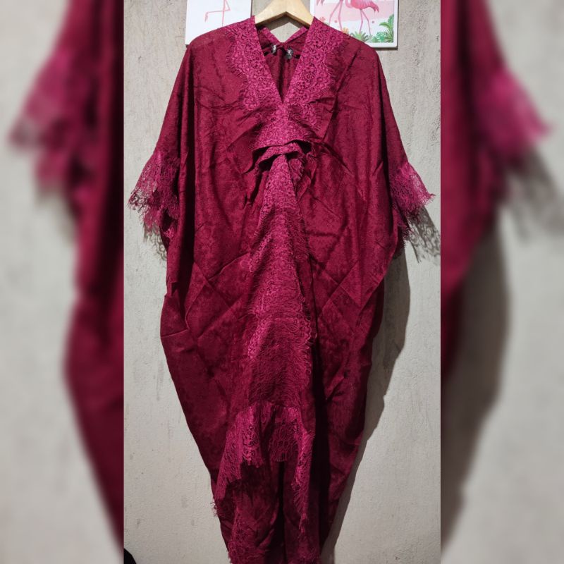 DRESS VISCOSE LACE / KAFTAN RENDA BIG SIZE / BLOUSE KAFTAN LACE BEST SELLER | KAFTAN JUMBO ALL SIZE