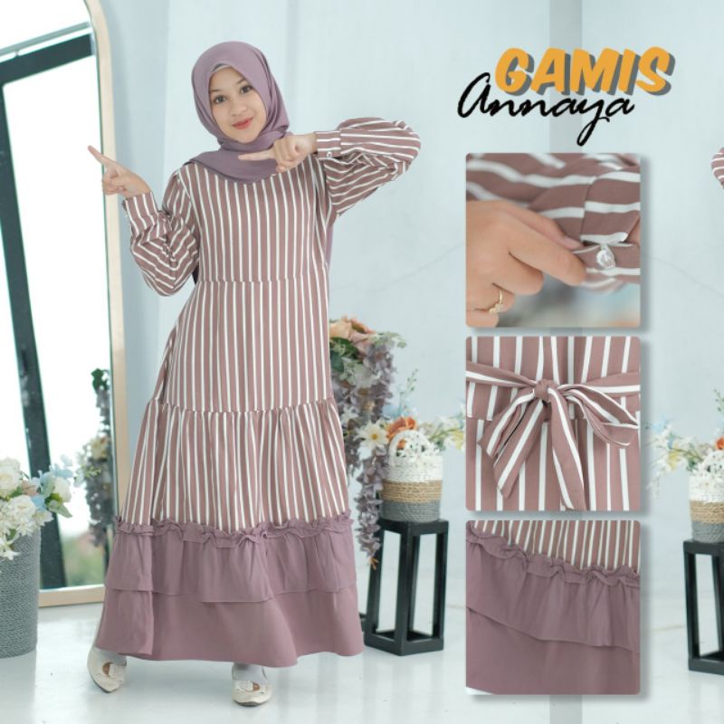 Gamis Annaya By Coolbee / Gamis Remaja 12-20T