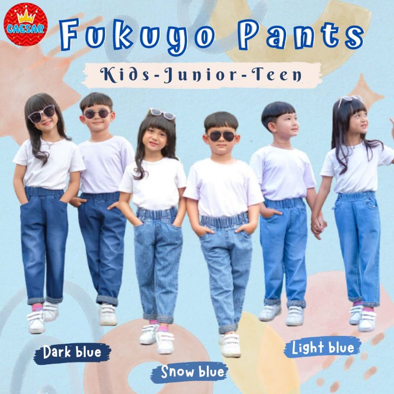 CELANA PANJANG JEANS ANAK LAKILAKI PEREMPUAN FUKUYO PANTS CAESAR