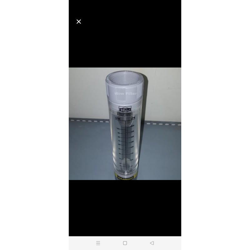 flowmeter tabung 100 gpm 350lpm rotameter