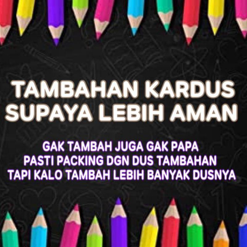 

TAMBAHAN DUS EKSTRA BIAR LEBIH AMAN LAGI / EXTRA KARDUS KARTON DOS TAPI TIDAK WAJIB