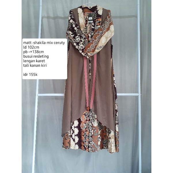 gamis shakila mix ceruty