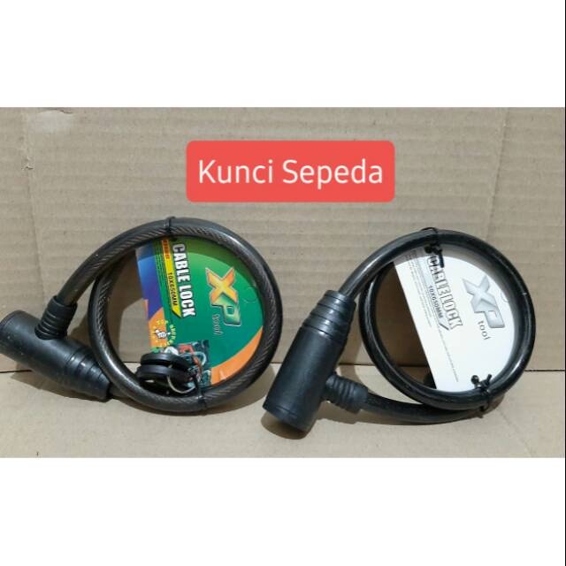 Kunci sepeda / Kunci sepeda  10mm x 65cm / Gembok CABLE LOCK 10x650mm