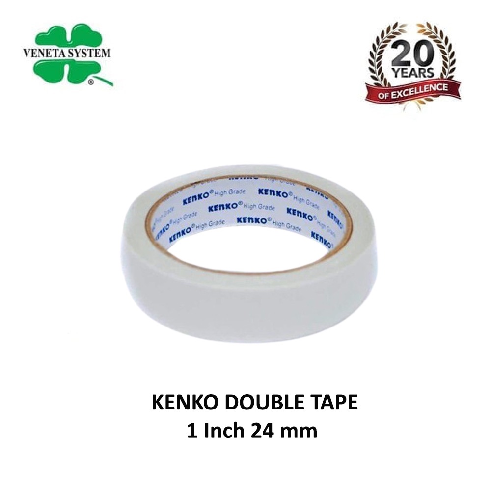 

Kenko Double Tape 1 Inch / Douple Tape 24 mm / Solatip Solasi Selotip