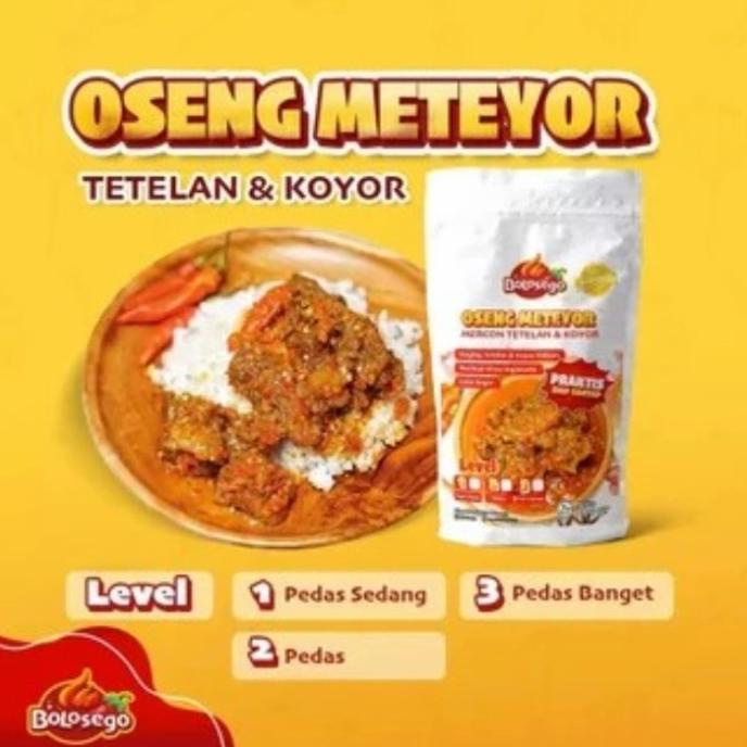 

[COD] Bolosego oseng meteyor 200gr [COD]