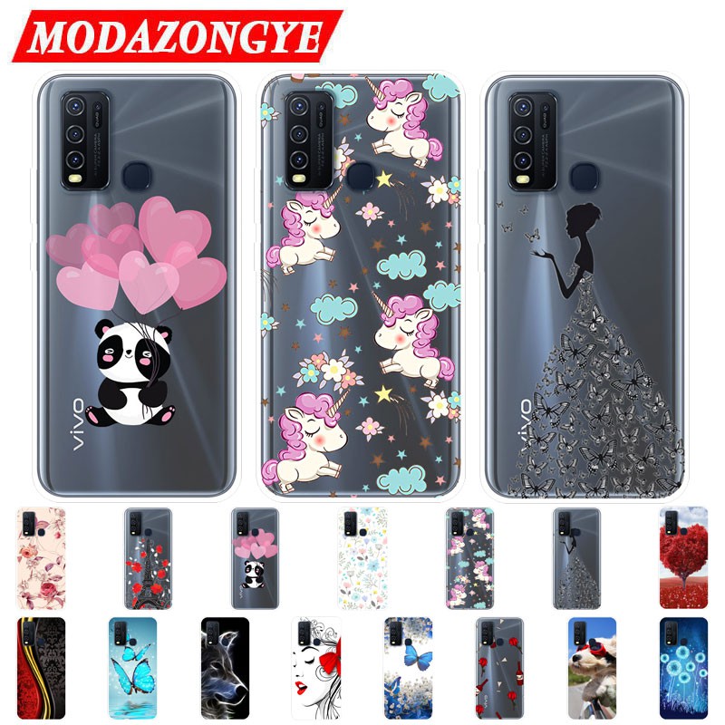 Anti Jatuh Cangkang Lunak Vivo Y50 Cover Kasing Ponsel Silikon Vivo Y50 Vivoy50 Casing Shopee Indonesia