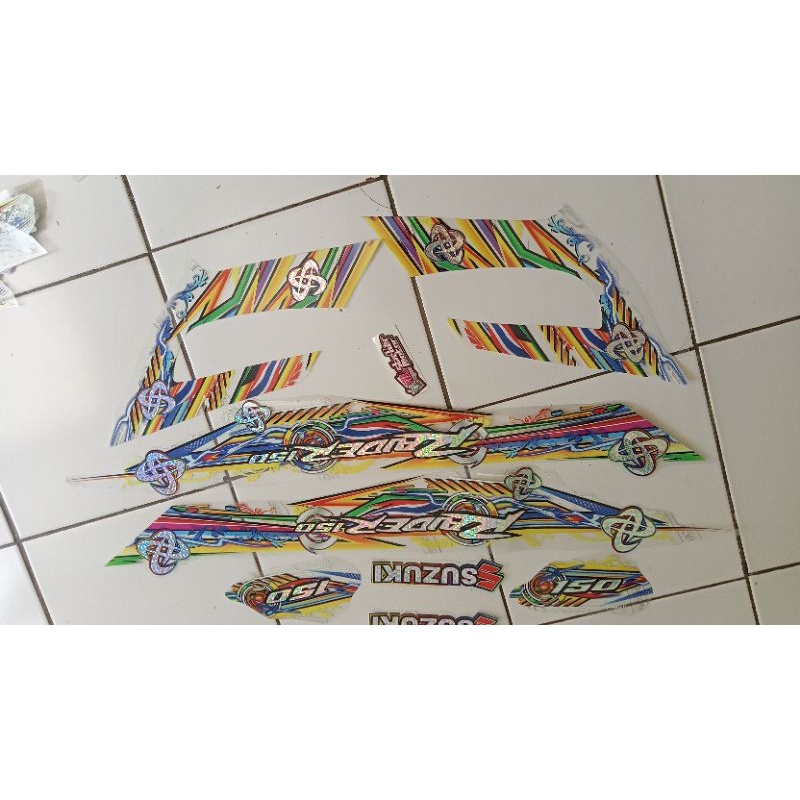 STRIPING TRANSPARAN HOLOGRAM SATRIA FU OLD / SATRIA FU LAMA / SATRIA FU