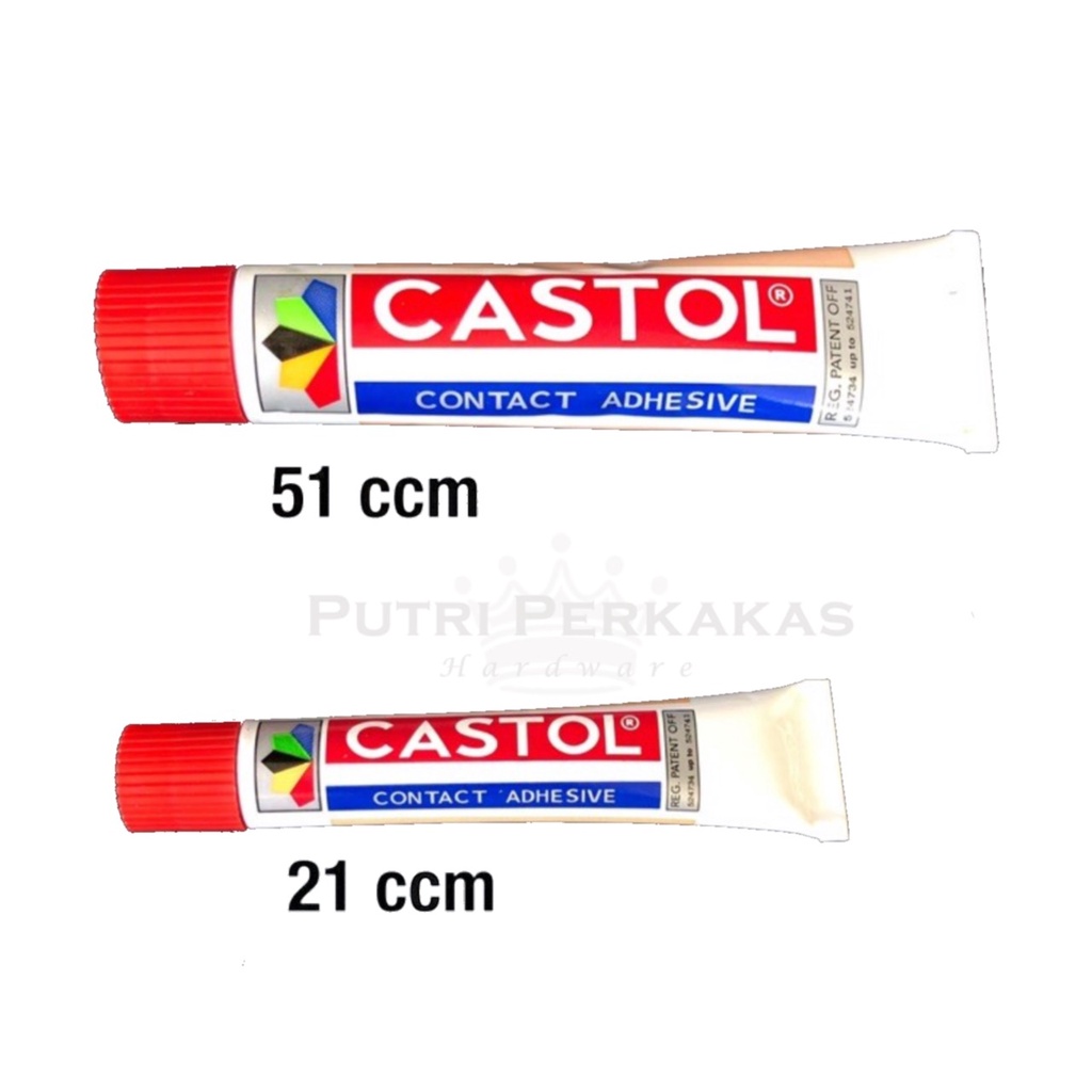 

Lem Castol Besar 51 cc Kecil 21 cc Mini 14 cc lem kuning serbaguna contact adhesive tube