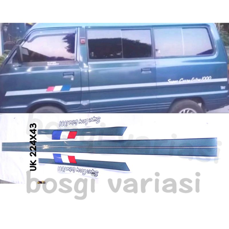Stiker body Suzuki Super carry 1000 / Sticker Carry futura 1.0 / super carry 1000