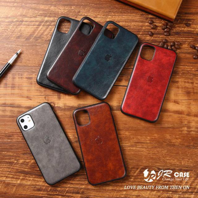 Case Leather Logo Ori soft case casing Kulit Xiaomi Redmi note 8 Redmi note 8 Pro Redminote 8 pro
