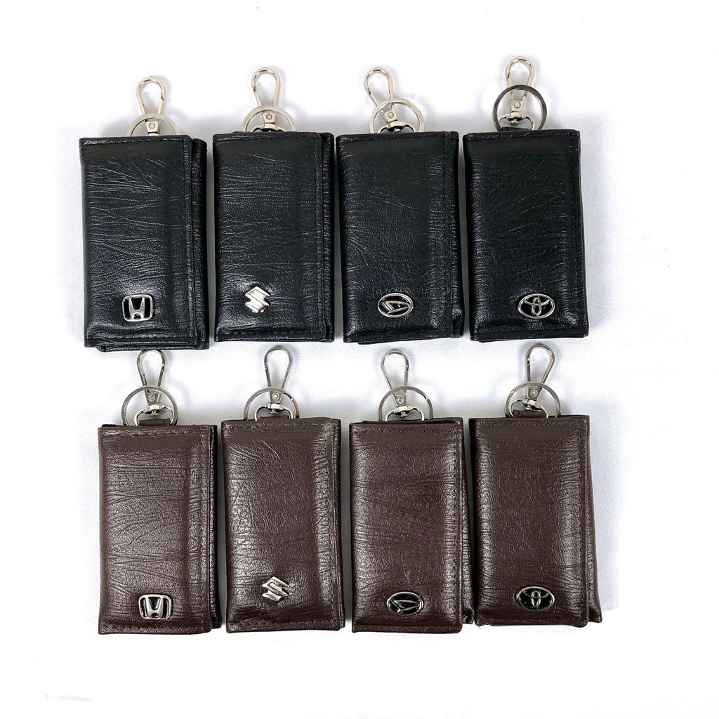 Unik Dompet Kunci Mobil Stnk Serat Urat Jeruk