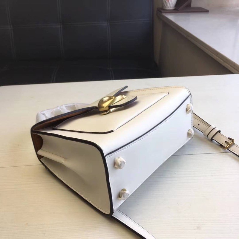 TAS WANITA SELEMPANG WOMEN BAG CH TABBY TOP HANDLE 20 IN SIGNATURE WHITE 636