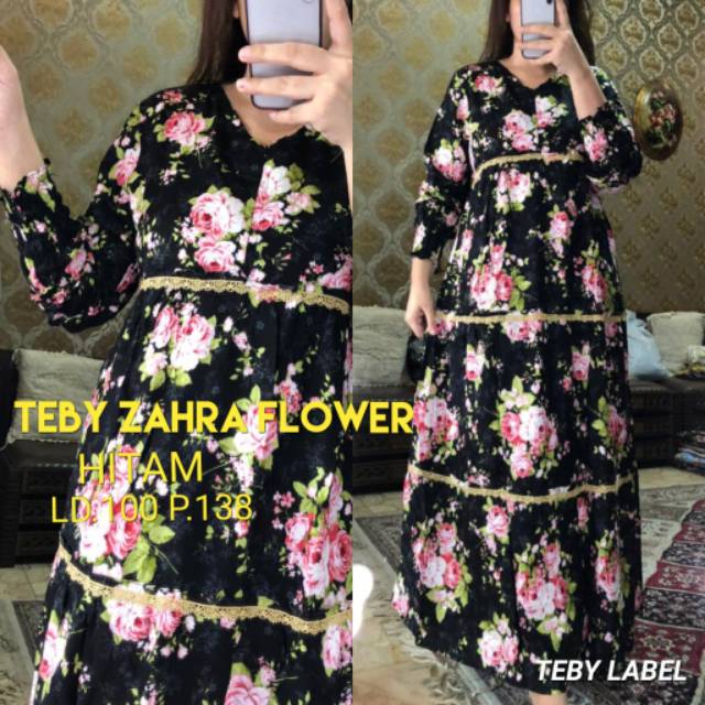 Daster Arab Zahra Flower by Teby