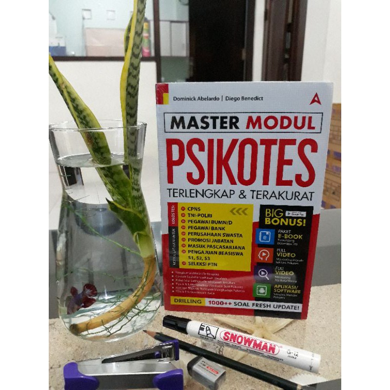 

BUKU MASTER MODUL PSIKOTES TERLENGKAP & TERAKURAT
