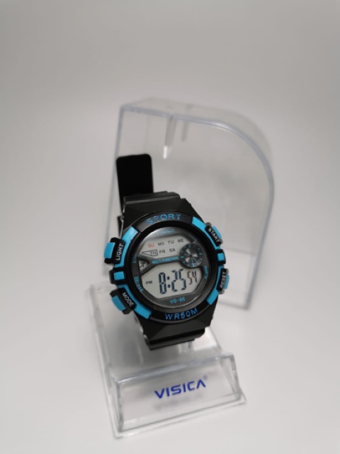 Jam Tangan Anak TK SD anti air Visica asli sporty digital jam