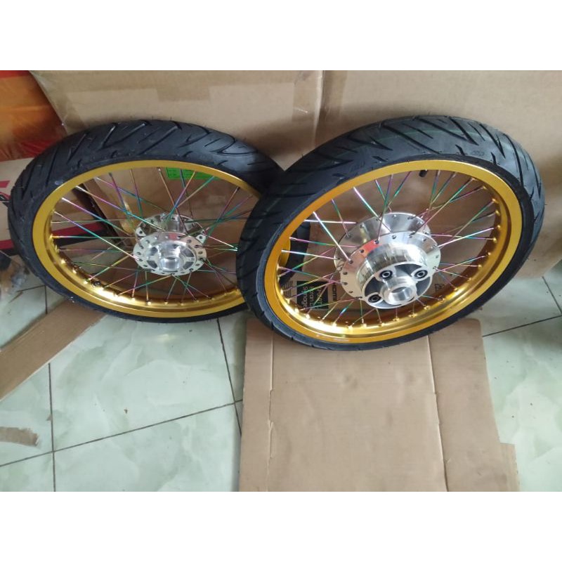 velg jari jari Tiger Revo ring 17 x185/160 plus ban