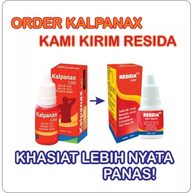 Kalpanax Cair = RESIDA Cair 10 ml - Obat panu kadas kurap gatal gatal Ampuh