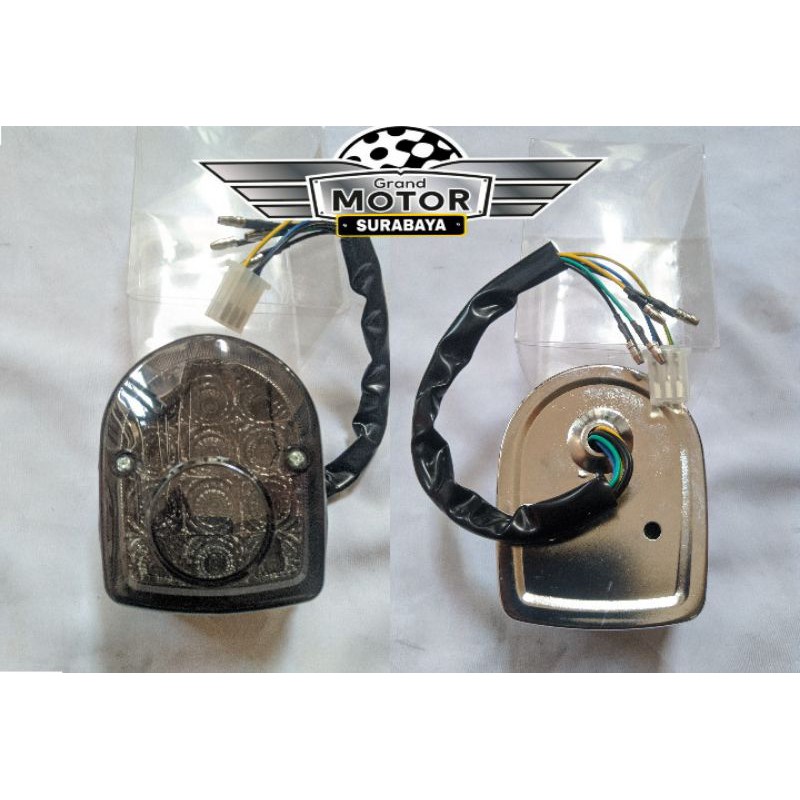 stoplamp lampu belakang honda c70 led lampu stop honda c70 led