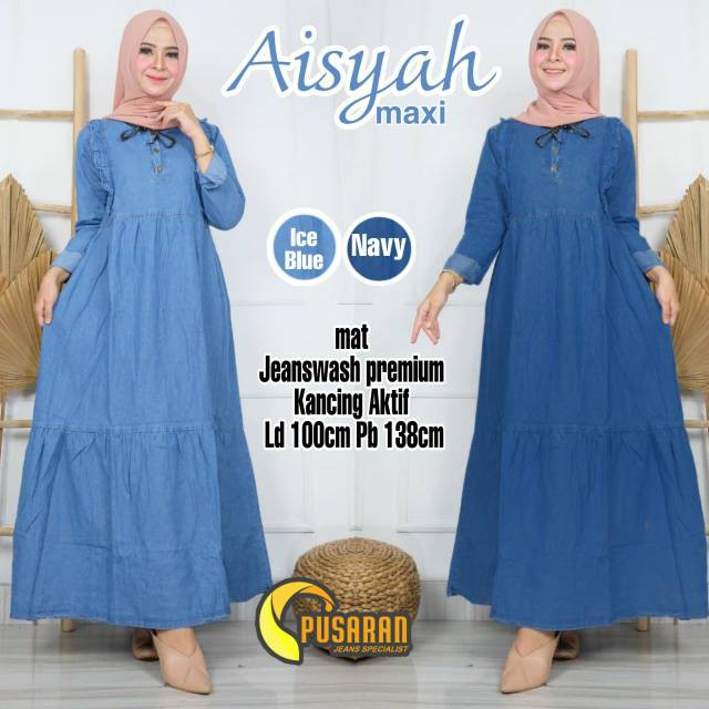 ASEA Mimma Malia Gamis Jeans Rempel - Ninma Maxy Jeans