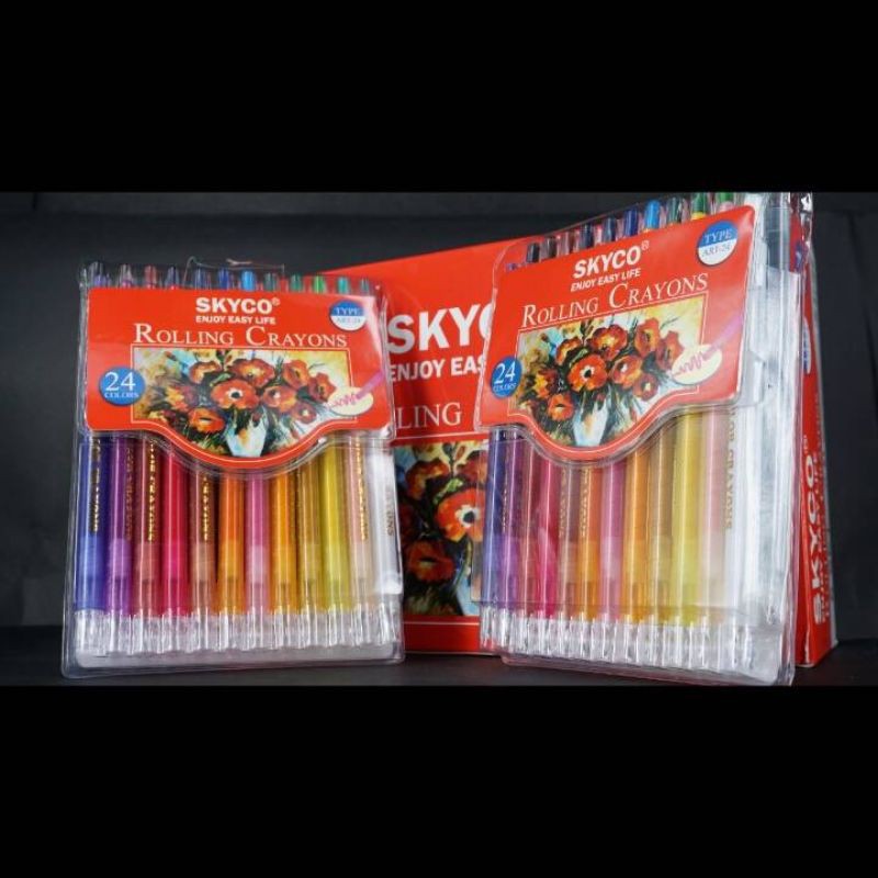 

Crayon Oil pastel crayon twist Skyco original - 24 warna