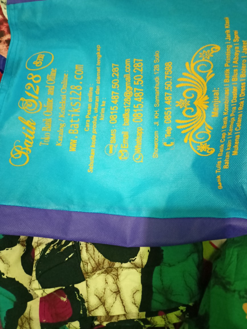 Daster Jumbo Lengan Panjang Baju Tidur Batik Wanita