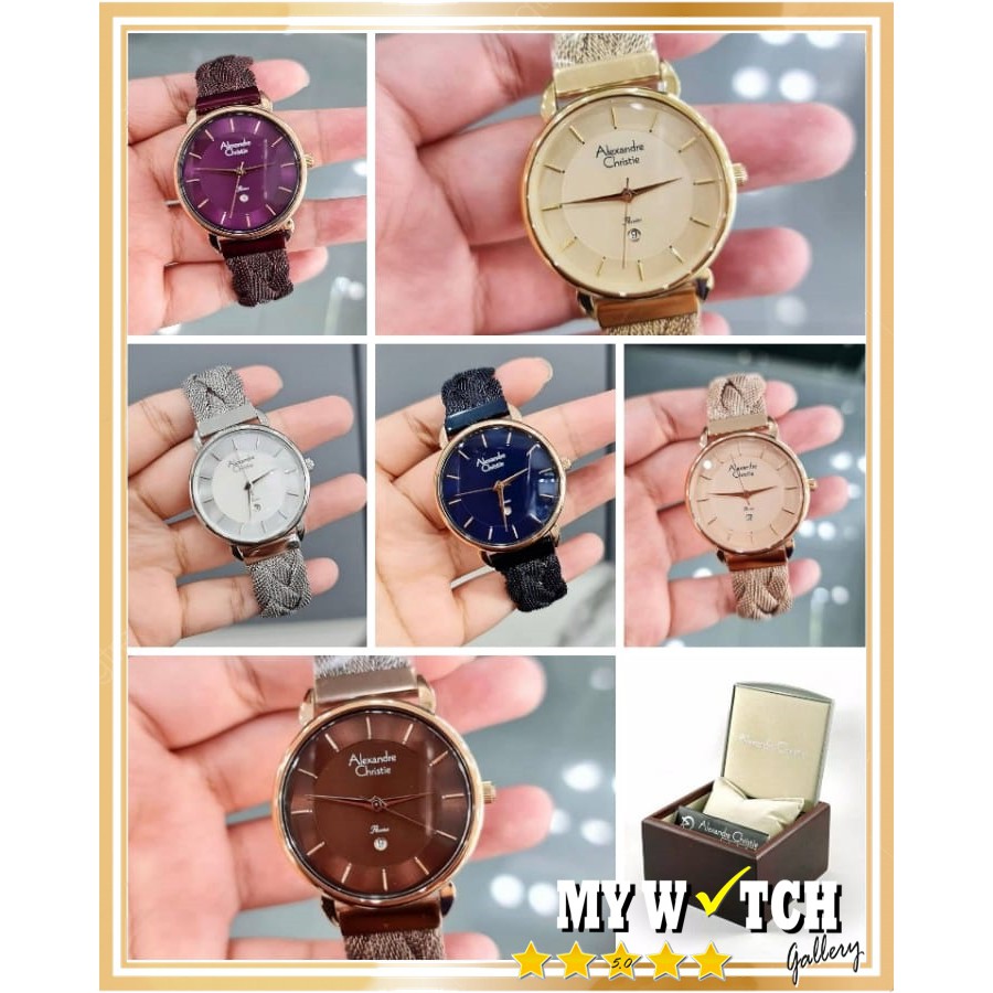 Jam Tangan Alexandre Christie / Alexander Wanita AC 2857 LD Original Diameter 3,6 cm