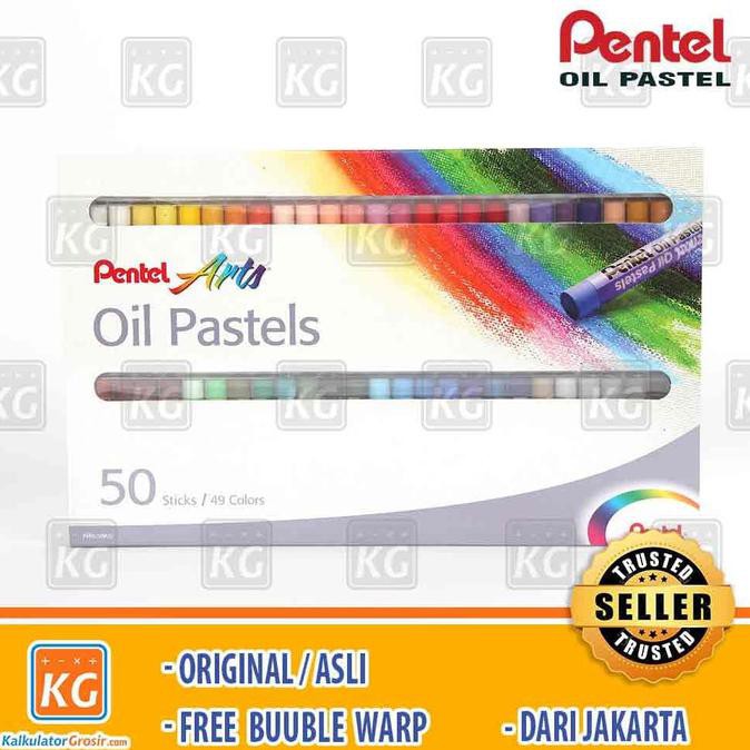 

Ready! Oil Pastels Pentel 50 Warna - Pentel Phn 50 Krayon / Crayon 50 Colors Termurah