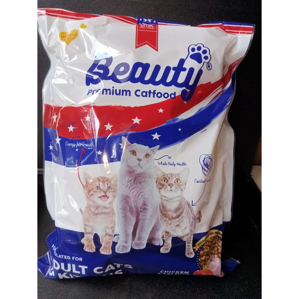 Beauty Premium Cat Food 1kg - Kitten &amp; Adult