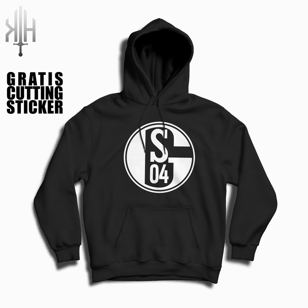 Hoodie FC Schalke 04-Sweater Pria-Sweater Wanita