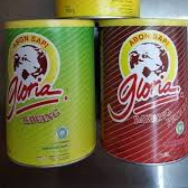 

Gloria abon sapi pedas 250gr can kaleng abon sapi pedas