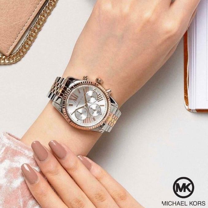 (100% ORIGINAL) Jam Tangan Branded MK5735 Wanita 37mm barang ada