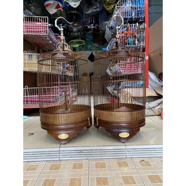 SANGKAR KANDANG CMS JATI BRANJANGAN SANMA PAKLING DIM 38 CM