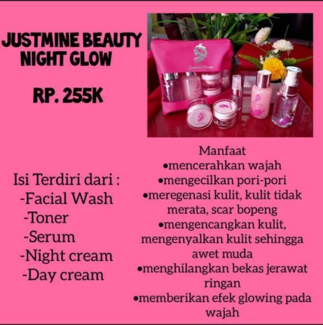 ⭐HS⭐ JUSTMINE BEAUTY SKINCARE ORIGINAL BPOM