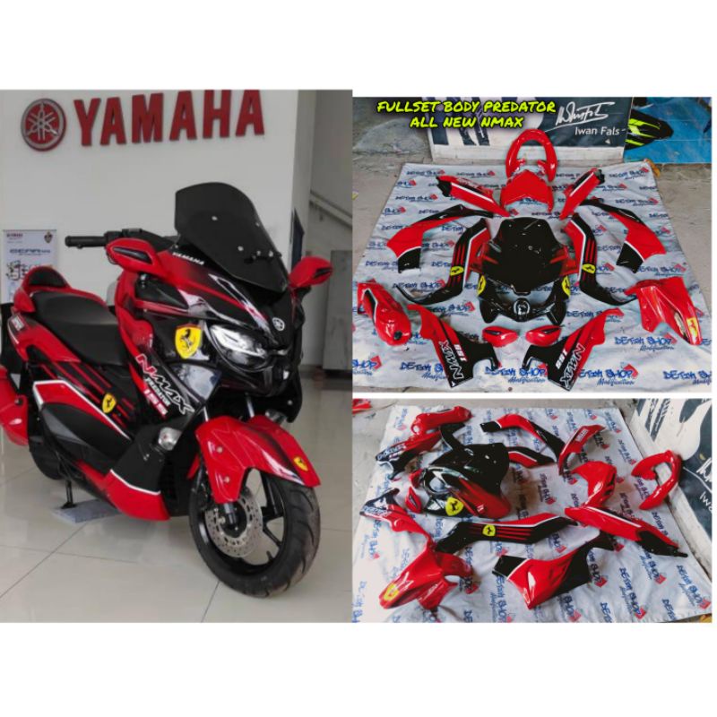 BODY ALL NEW NMAX BODY PREDATOR YAMAHA NMAX NEW TOPENG ALL NEW NMAX TOPENG PREDATOR NMAX