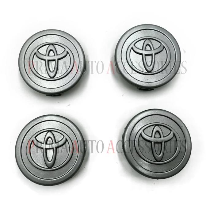 Dop Roda / Tutup Velg Mobil Toyota Inova - Diameter 6,1cm - Silver prima4to Murah