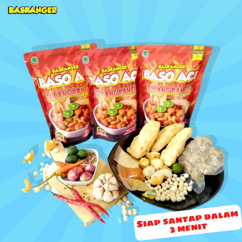 

BAKSO BOCI BASO ACI BASRANGER TULANG RANGU SIAP SAJI INSTAN MURAH