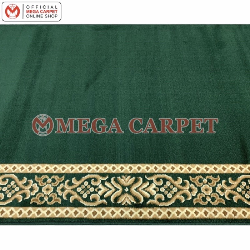 Sajadah Roll / Karpet Masjid AL [Polos Hijau]