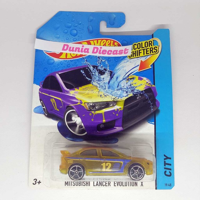 Hot Wheels Color Shifters Mitsubishi Lancer Evolution X