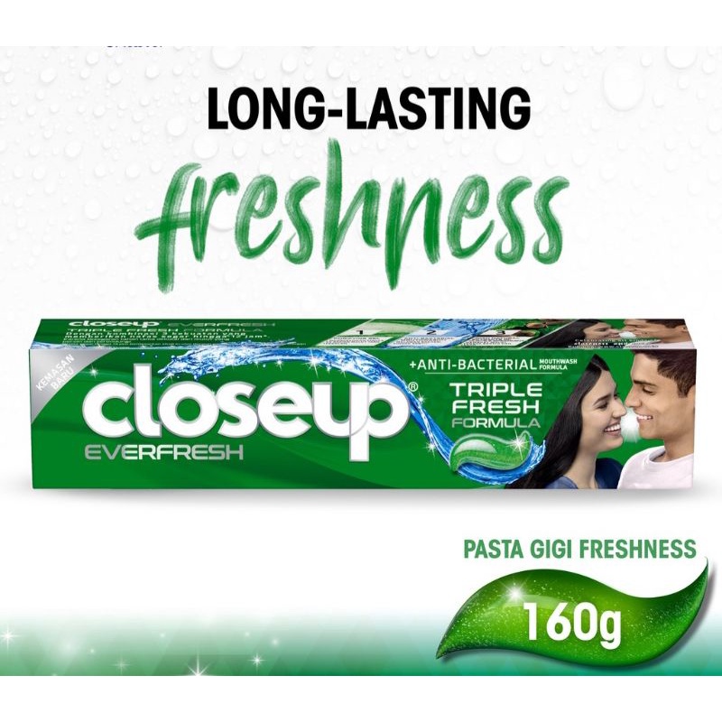 CLOSE UP EVERFRESH 160 GR| 110 GR PASTA GIGI CLOSE UP 100% ORI
