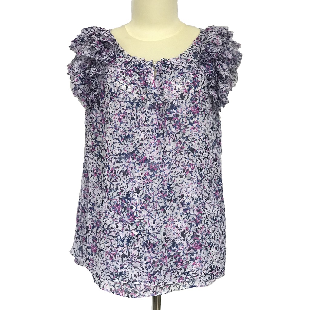 Blouse Wanita - Banana Republic Ruched Short Sleeve ( BC- 16)-3