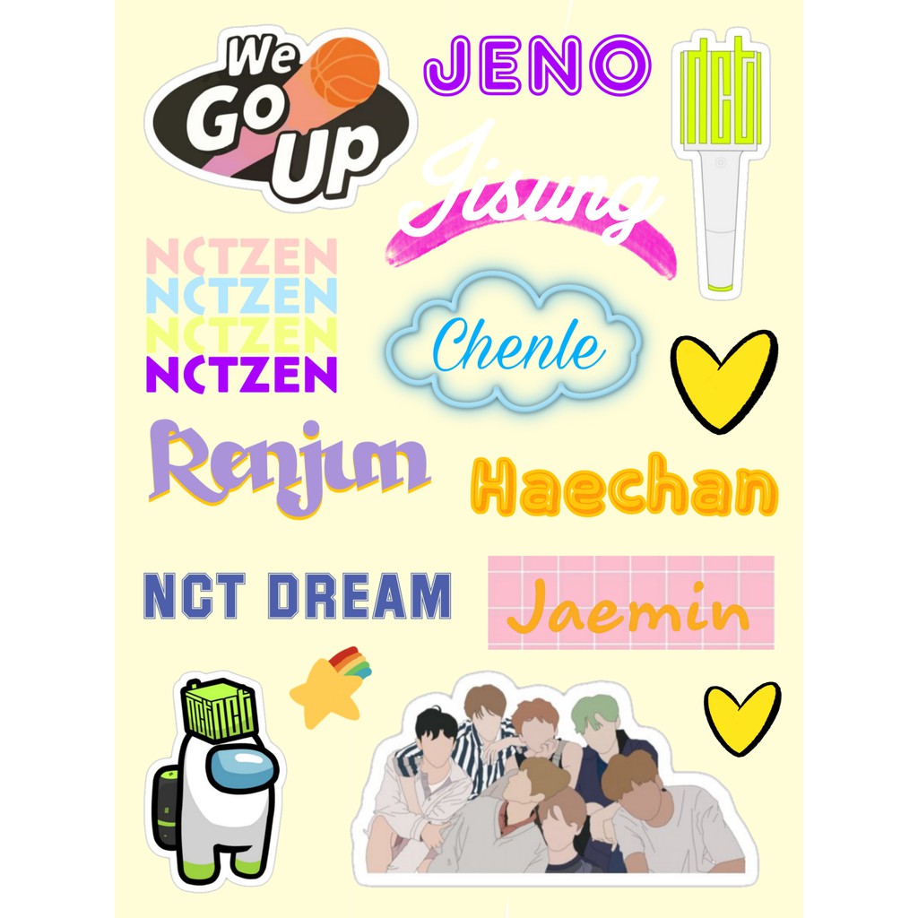 Sticker Pack NCT Jaehyun l Cutting Sticker Kpop Murah