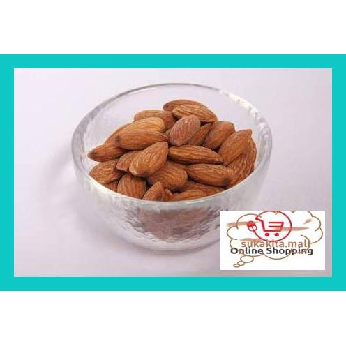 

U79Iytut- Almond Roasted (Kacang Almond Panggang) Blue Diamond Tanpa Cangkang - 500Gram Tawar