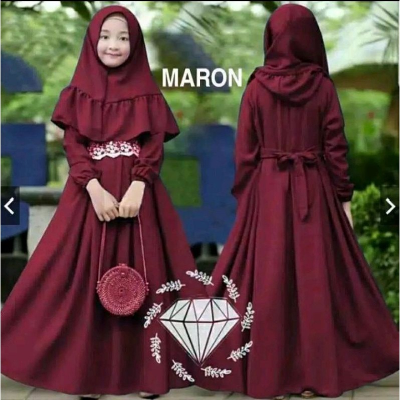 Gamis Anak ALLYSIA RENDA Anak Perempuan