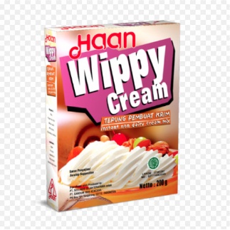 

PROMO MURAH Haan Wippy Cream 200gr / Topping Bubuk Instant Haan Bubuk Whipping Cream Haan Whipped Cream Whip Krim