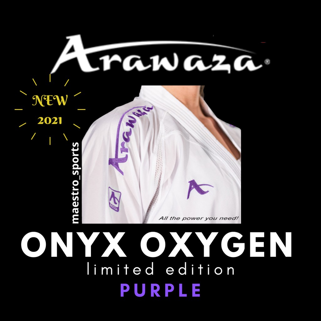 ARAWAZA Onyx Oxygen "Limited Edition" (Seragam Karate) - KUMITE - PURPLE