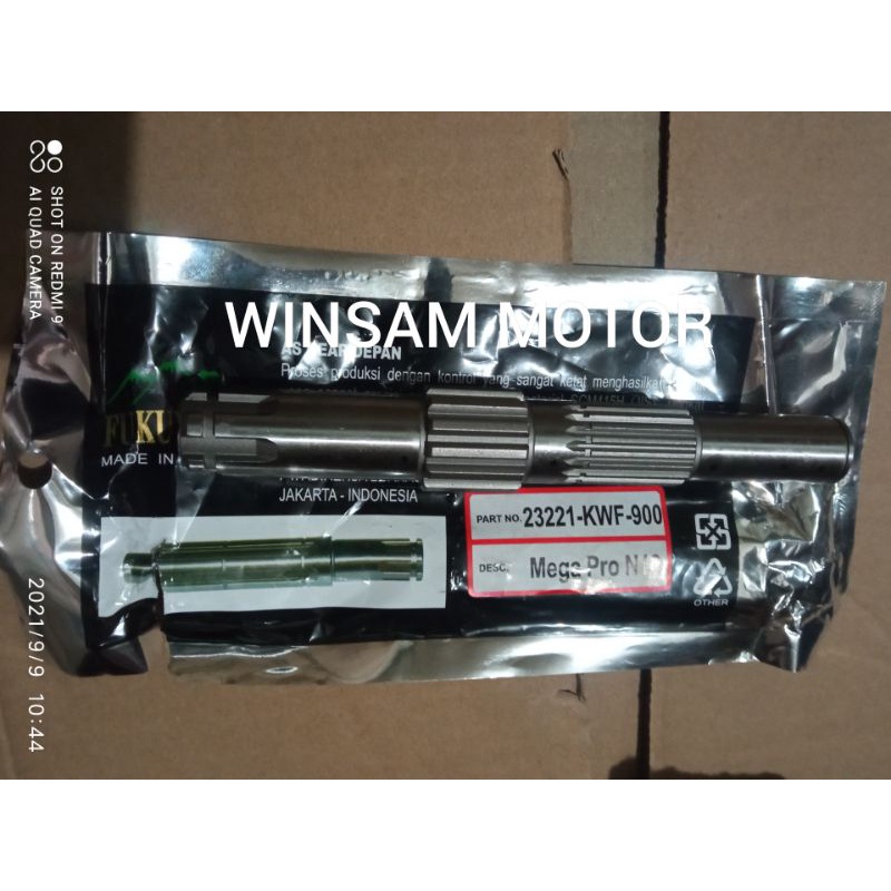 AS GIR GEAR Depan Megapro New Mono shock Fukuyama